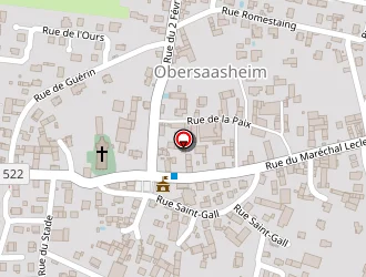 Carte de Begyn Christian à Obersaasheim