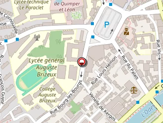 Carte de Auto Ecole Du Cap Horn à Quimper