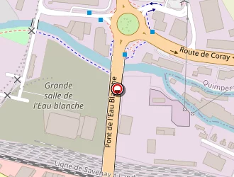 Carte de Yven Vincent à Quimper