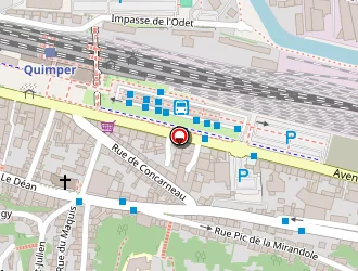 Carte de Cirrina à Quimper