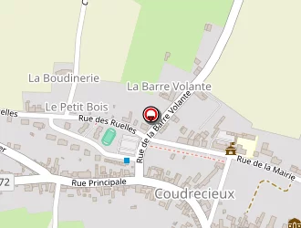 Carte de Circuit Randonnée à Coudrecieux