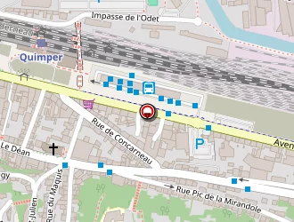 Carte de Le Marc Perrine à Quimper