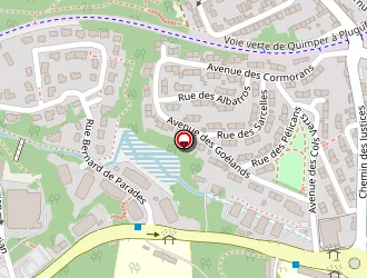 Carte de Lycée De Cornouaille à Quimper