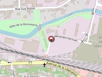 Carte de Quimper Echappement à Quimper