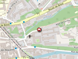 Carte de Virgin Radio à Quimper