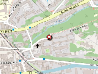 Carte de Le Qg à Quimper