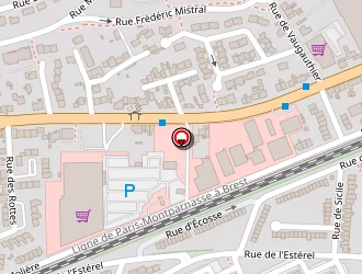 Carte de Sablons Avenue à Mans (le)