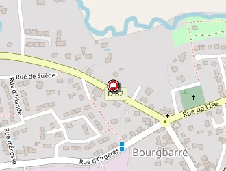 Carte de L'arcoat à Bourgbarré