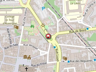 Carte de Café Le 21 à Quimper