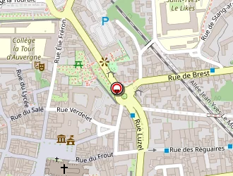 Carte de Librairie De Mousterlin à Quimper