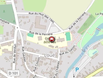 Carte de Puisset à Loué