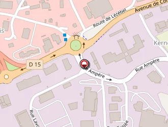 Carte de Larvol à Ergué-gabéric