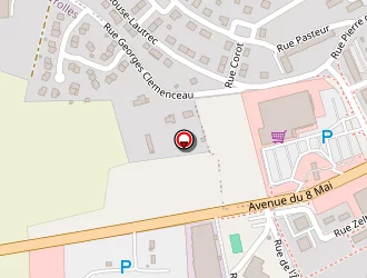 Carte de Centre Controle Auto à Saint-florentin