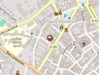 Carte de Hapos à Saint-florentin