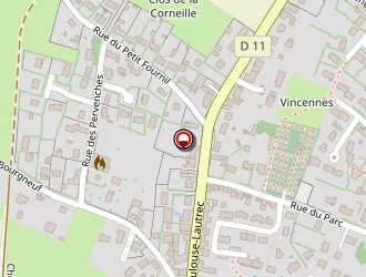 Carte de Circuits Pedestres à Loury