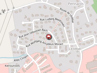 Carte de Chaplain à Ergué-gabéric