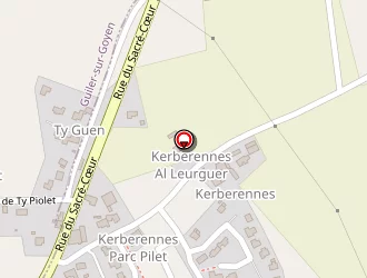 Carte de Ctv à Landudec