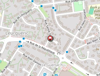 Carte de Urssaf Du Finistère à Quimper