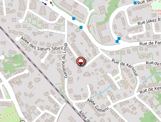 Carte de André Bernard à Quimper