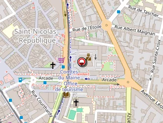 Carte de Jet Tours à Mans (le)