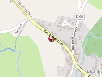 Carte de Le Quincampoix à Moulins