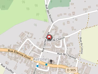 Carte de Blanchet à Saint-florentin