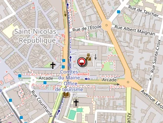 Carte de Librairie Doucet à Mans (le)