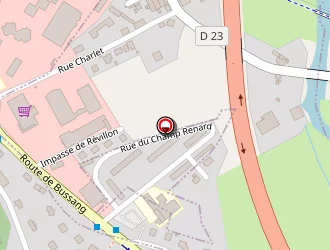 Carte de Cora Hypermarche à Remiremont