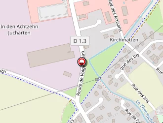 Carte de Paroisse Protestante à Algolsheim