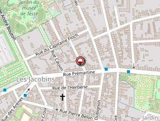 Carte de Bourriaud Gérard à Mans (le)