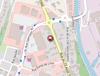 Carte de Aqua Palace à Châlette-sur-loing