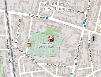 Carte de Quartier Armand Saffray à Mans (le)