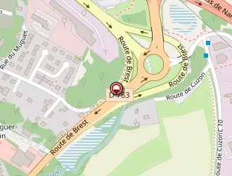 Carte de Odellia à Quimper