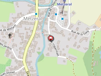 Carte de Circuits De Randonnées Circulaires à Metzeral