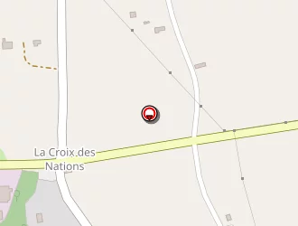 Carte de La Croix Des Nations à Berné