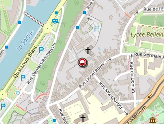 Carte de Forget Tinard à Mans (le)