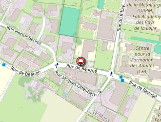 Carte de Ducange Julie à Mans (le)