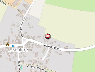 Carte de Adestination à Soulitré