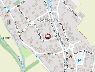 Carte de Circuit Cyclo-tourisme à Vogelgrun