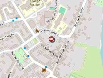 Carte de Robert Stéphane à Yvré-l'évêque