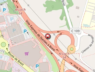 Carte de Esprit à Quimper