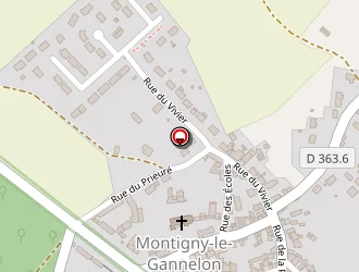 Carte de Le Rabot Des Bois à Montigny-le-gannelon