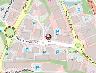 Carte de Espace Culturel E.leclerc à Quimper