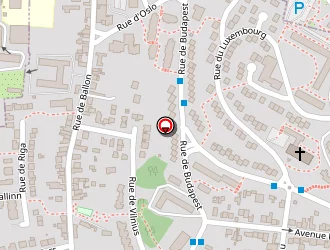 Carte de La Psallette Saint Vincent à Mans (le)