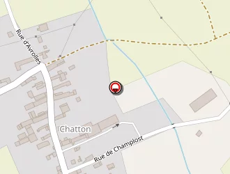 Carte de De Chatton (earl) à Champlost