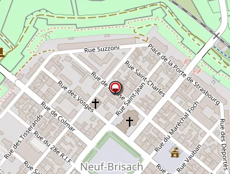 Carte de Krys Opticien à Neuf-brisach