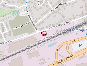 Carte de Souriau à Champagné