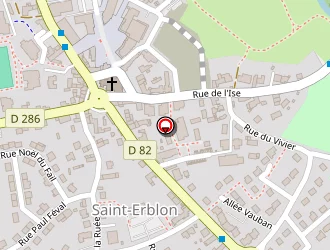 Carte de La Poste à Saint-erblon