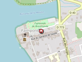 Carte de Ecole Publique à Paimpont