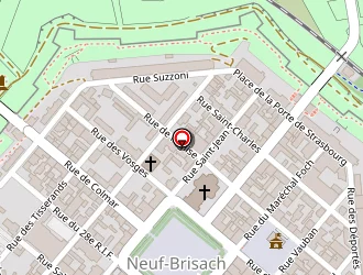 Carte de La Poste à Neuf-brisach